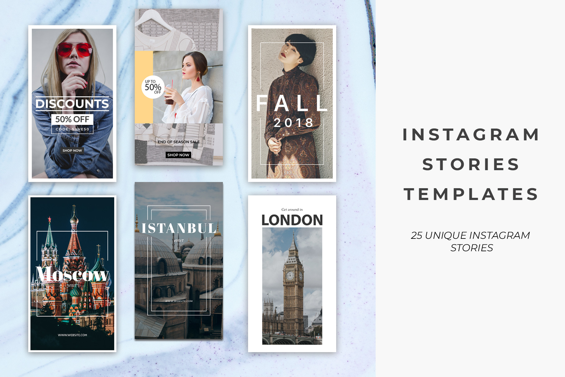 25 Instagram Stories Templates: A Creative Solution for Modern Marketers