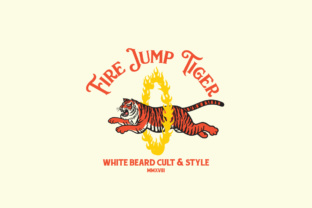 Fire Jump Tiger Logo Template: A Versatile Design for Brand Identity