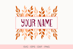 Frame Monogram Leaves: Elegant and Versatile Design