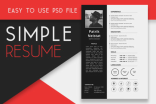 Free Resume Template PSD 350 Icons: A Modern Design for Professional Success