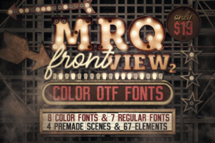 Marquee Front View - Color Fonts: A Strategic Tool for Visual Creativity