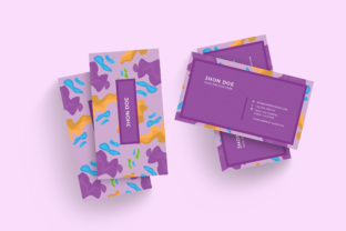 Modern Concept Business Card Template 10: A Professional Edge for Your Brand