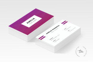 Modern Concept Business Card Template 33: A Versatile Design for Professional Communication
