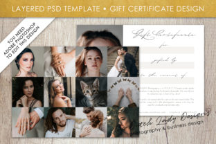 PSD Photo Gift Certificate Card Template 51: A Versatile Design for Custom Gifts