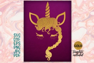 Unicorn Face, Head, and Clipart for Creative Projects